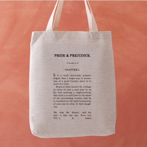BOOKISHLY Pride and Prejudice Chapter One Tote Bag