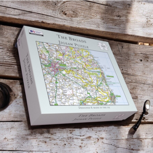 The Sugar Shed OS Map 500 Piece Premium Jigsaw Puzzle - The Broads