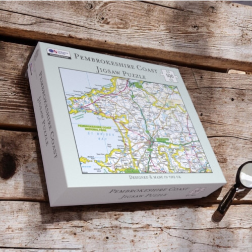 The Sugar Shed OS Map 500 Piece Premium Jigsaw Puzzle - Pembrokeshire Coast National Park