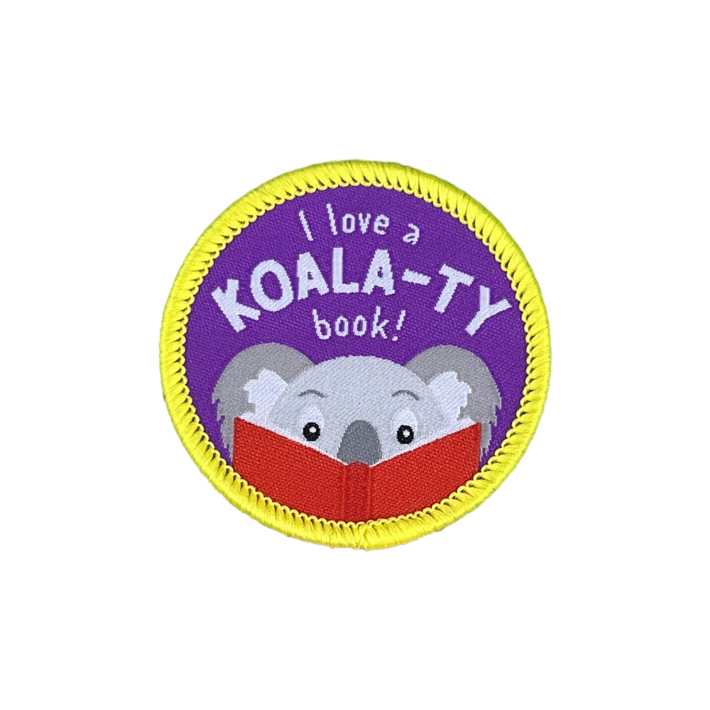 Produktbild för I Love a Koala-ty Book Sew On Patch