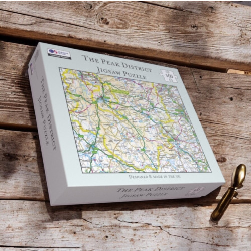 The Sugar Shed OS Map 500 Piece Premium Jigsaw Puzzle - Peak District National Park
