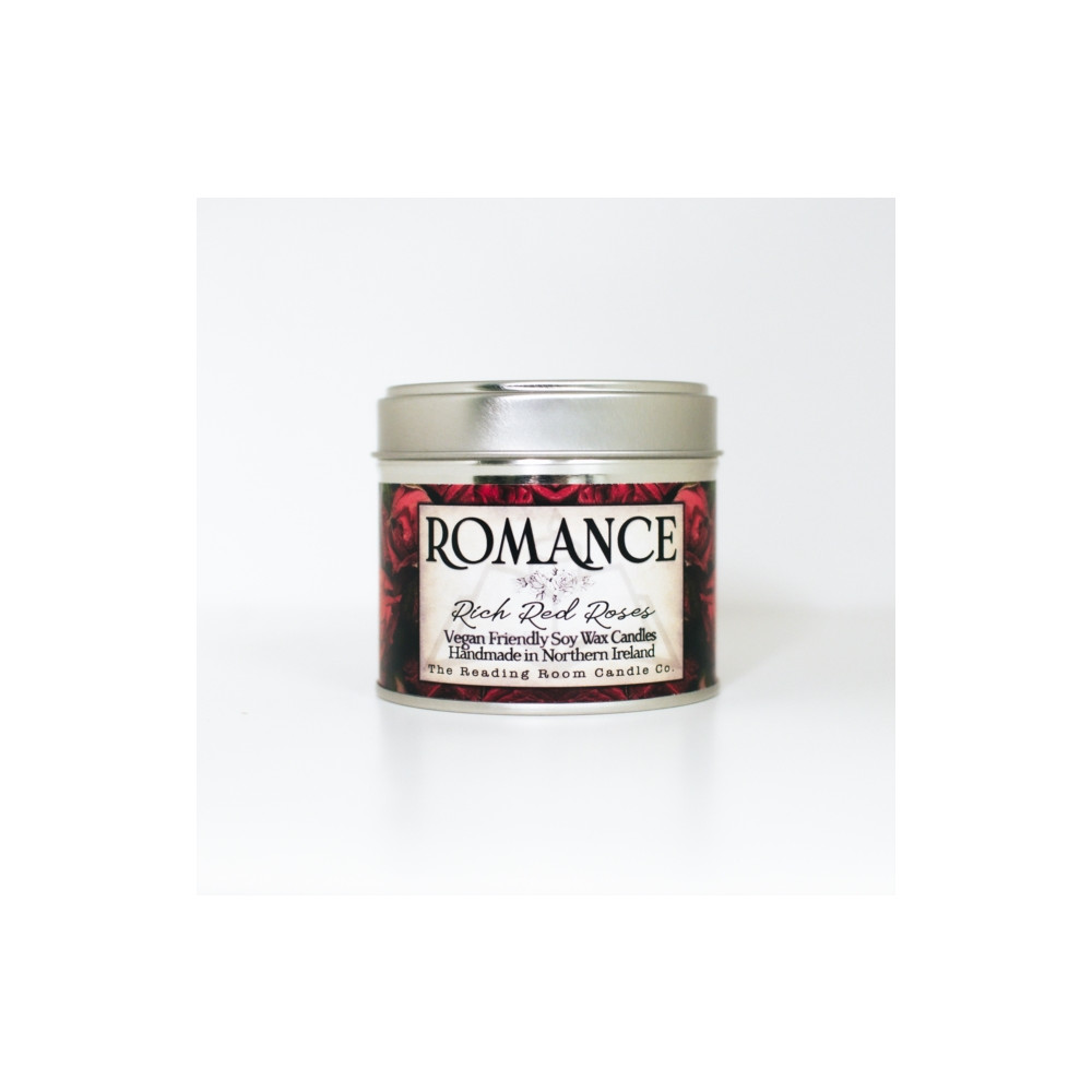 Produktbild för Romance- Scented Soy Candle- Rich Red Roses