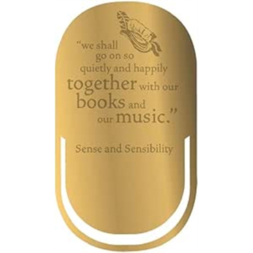 Half Moon Bay Bookmark Metal - Pulteney Press (Jane Austen)