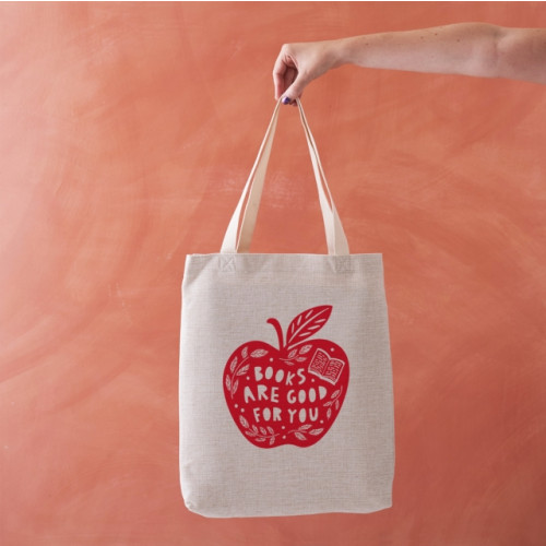 BOOKISHLY Books are good for you - Literary Tote Bag