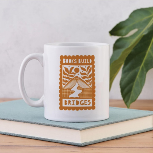 BOOKISHLY Books Build Bridges - Literary Mug