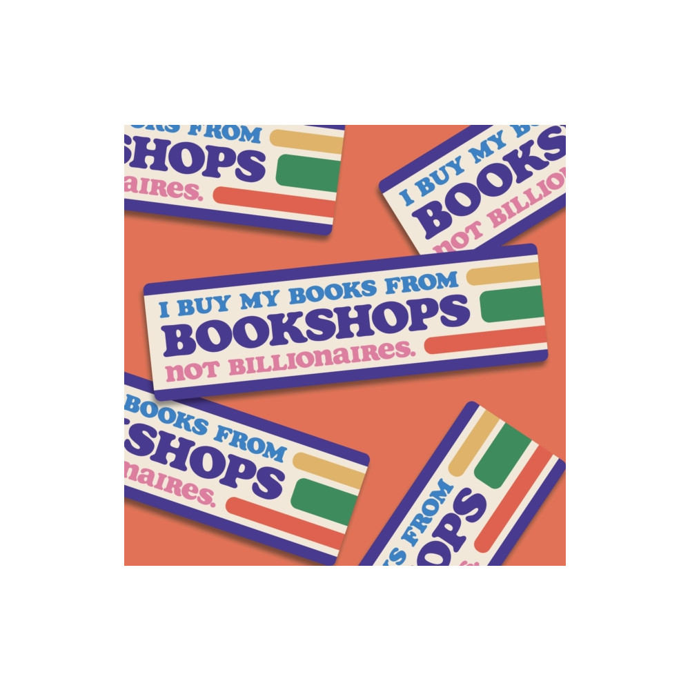 Produktbild för Bookshops Not Billionaires Bumper Stickers Pk 10