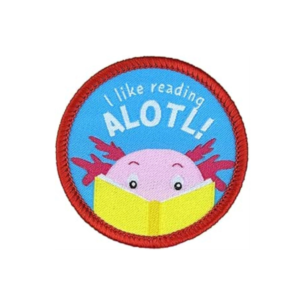 Produktbild för I Like Reading Alotl Sew On Patch