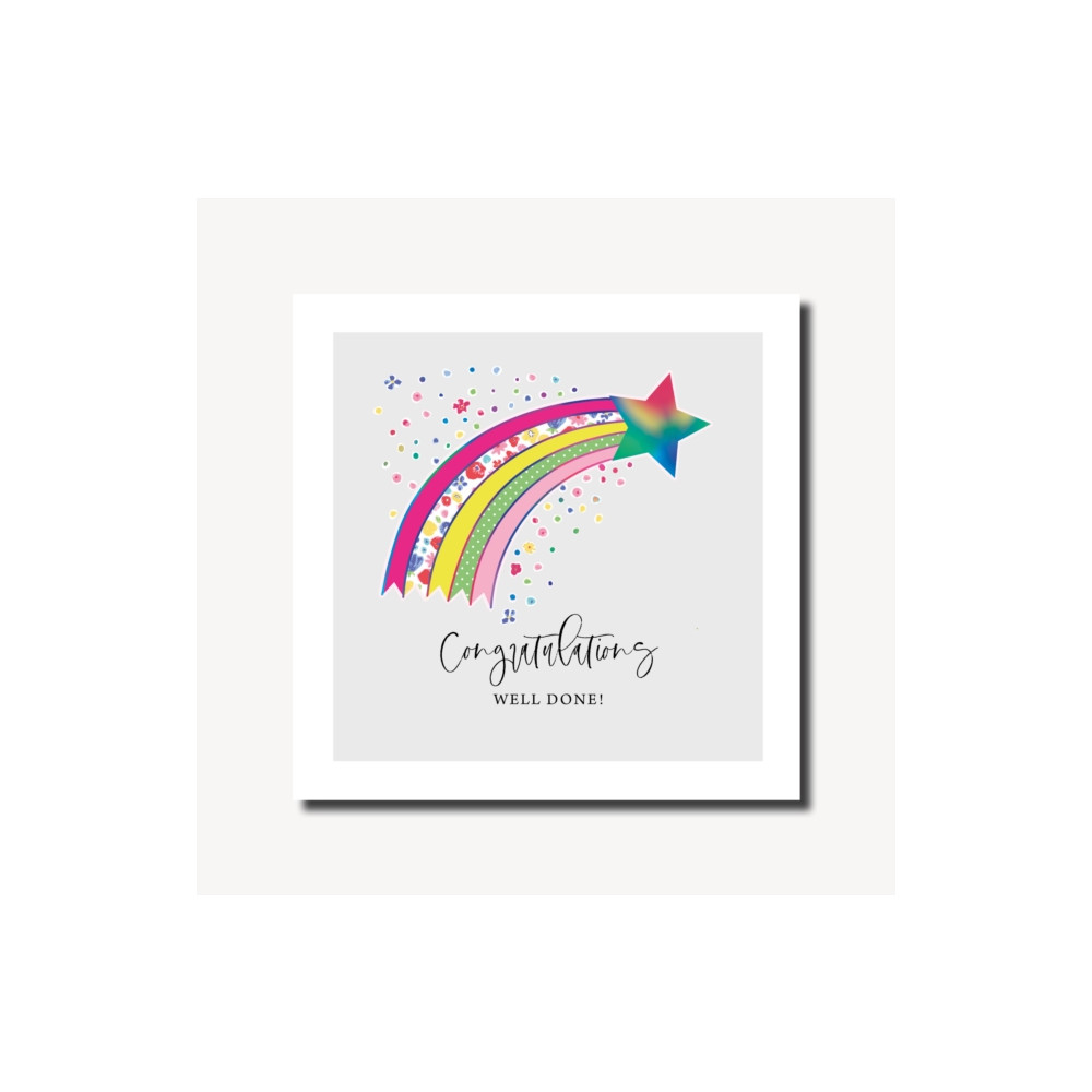 Produktbild för Pretty Lilly Congratulations Rainbow Star