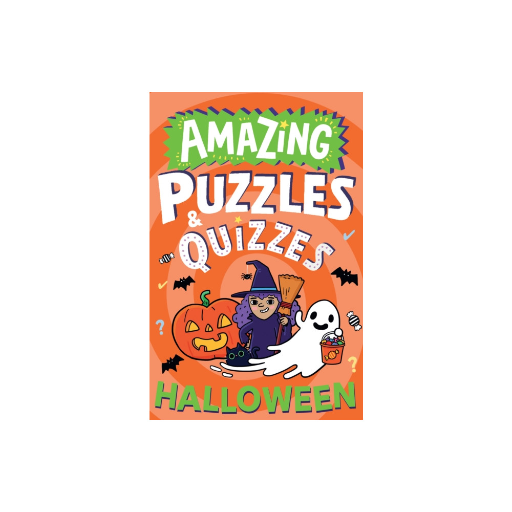 Produktbild för Amazing Halloween Puzzles and Quizzes (häftad, eng)