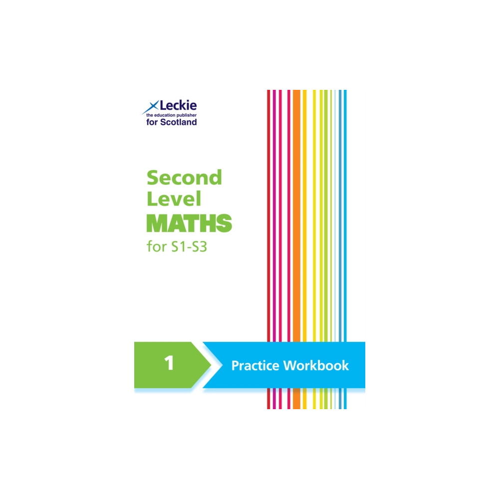Produktbild för Second Level Maths Practice Workbook 1 for S1 – S3 (häftad, eng)