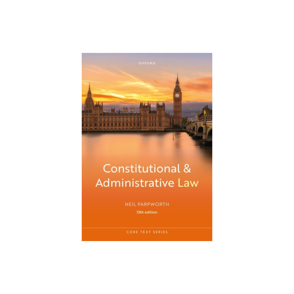 Produktbild för Constitutional and Administrative Law (häftad, eng)