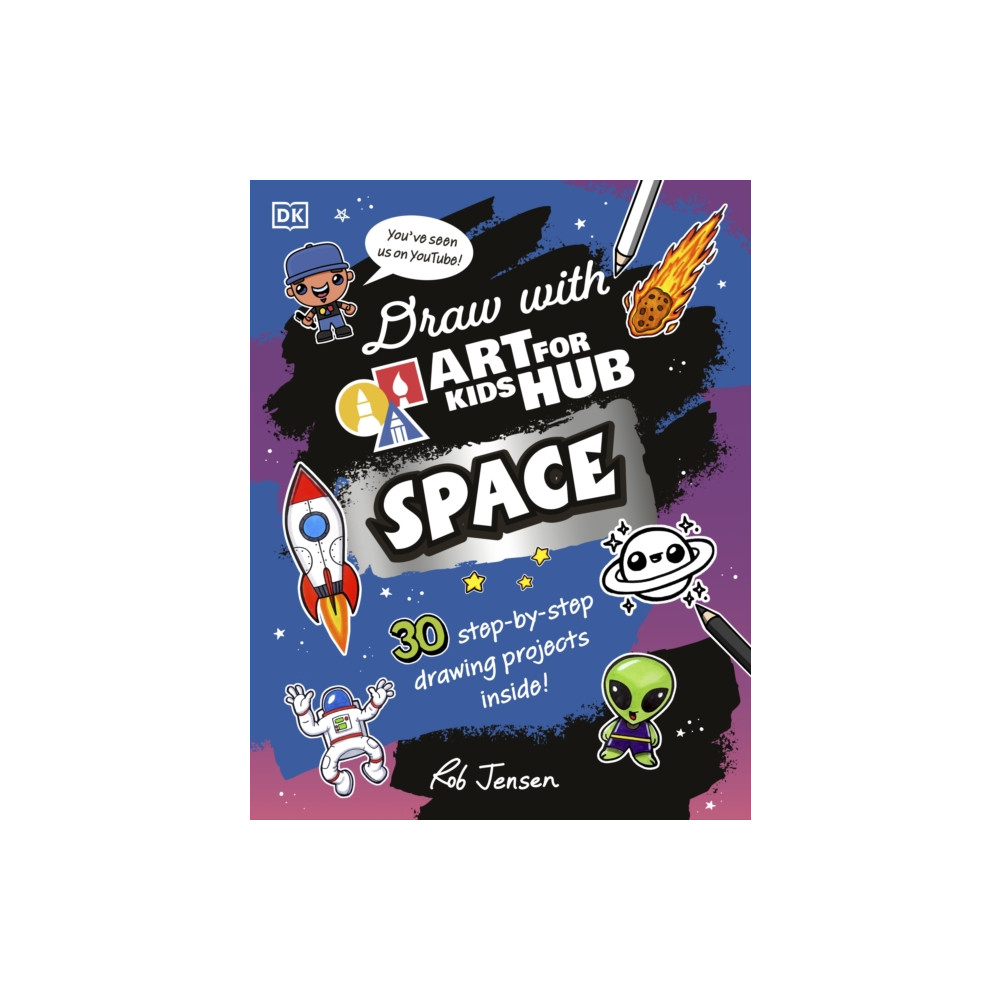 Produktbild för Draw with Art for Kids Hub Space (häftad, eng)