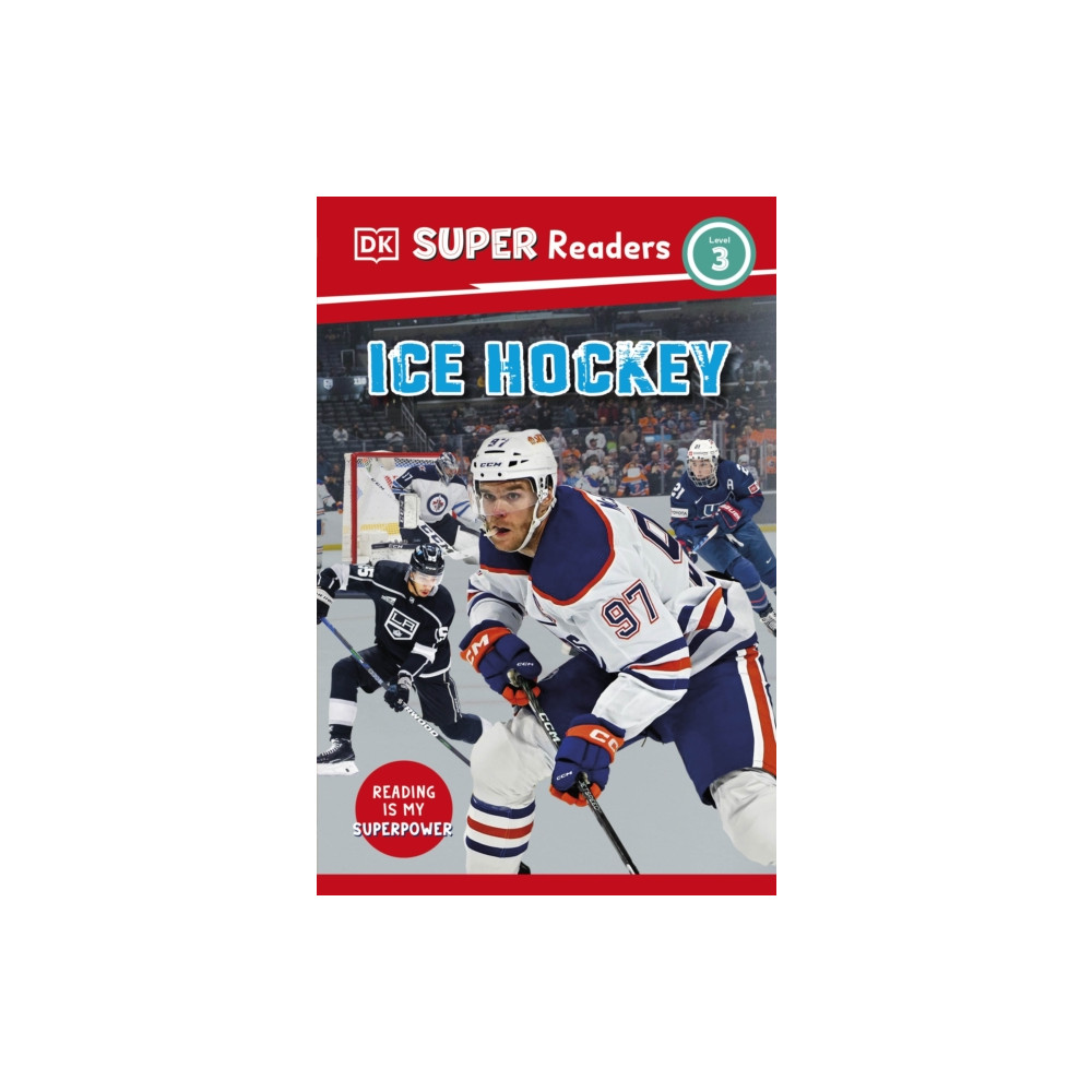 Produktbild för DK Super Readers Level 3 Ice Hockey (häftad, eng)