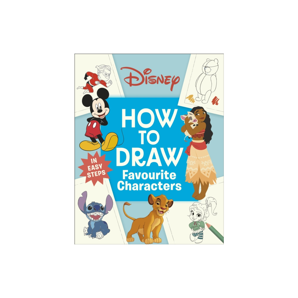 Produktbild för Disney How to Draw Favourite Characters (häftad, eng)