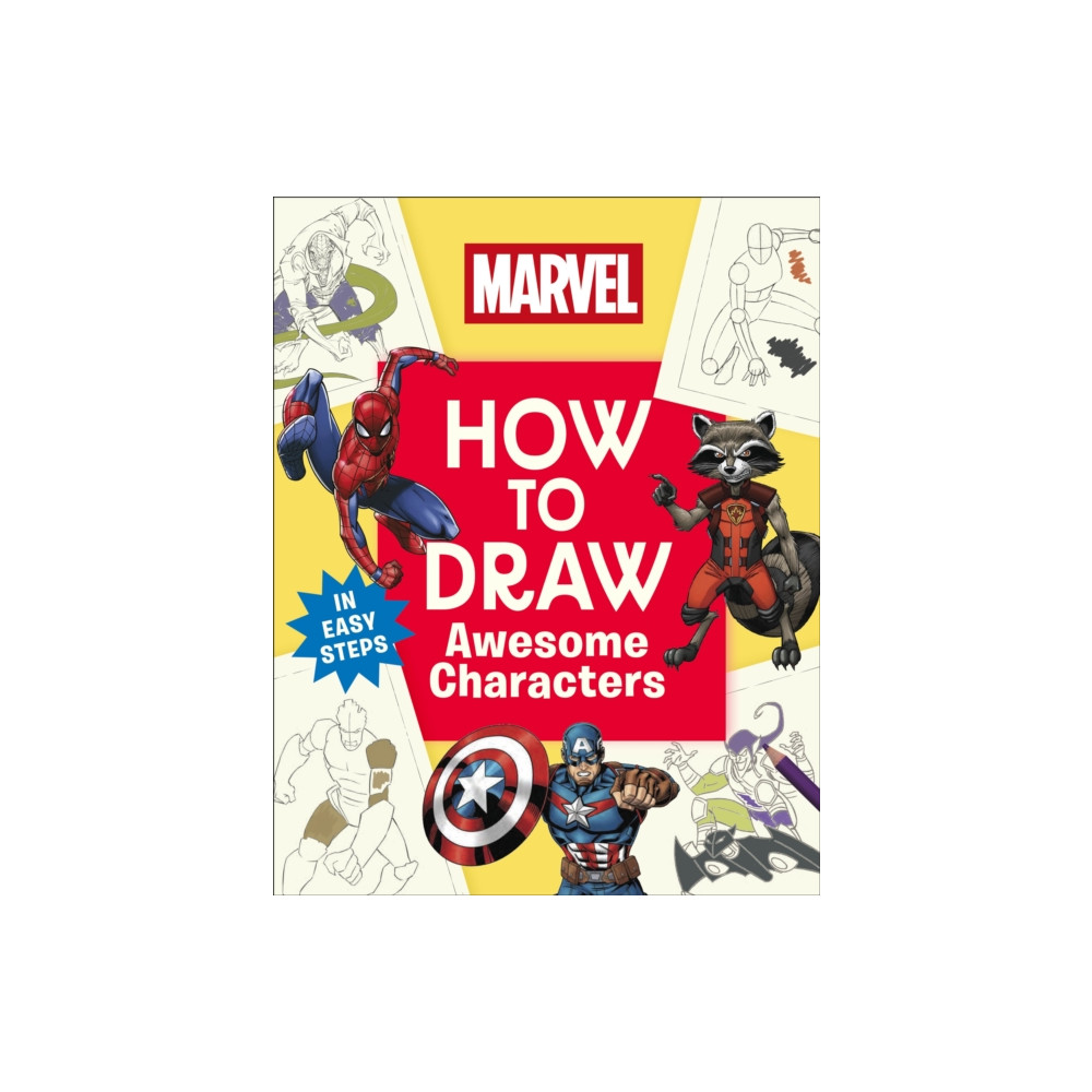 Produktbild för Marvel How to Draw Awesome Characters (häftad, eng)