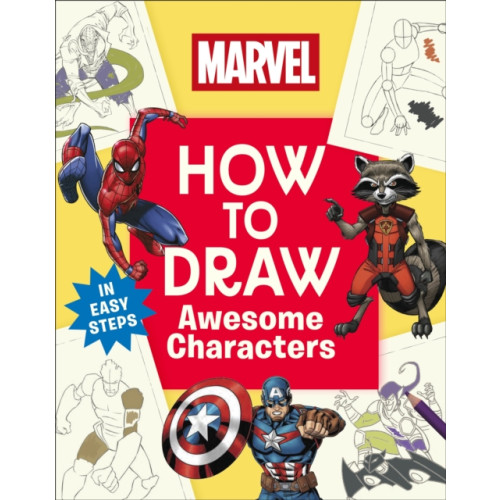 Dorling Kindersley Ltd Marvel How to Draw Awesome Characters (häftad, eng)