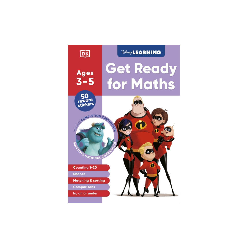 Produktbild för Disney Learning Get Ready for Maths (Ages 3-5) (häftad, eng)