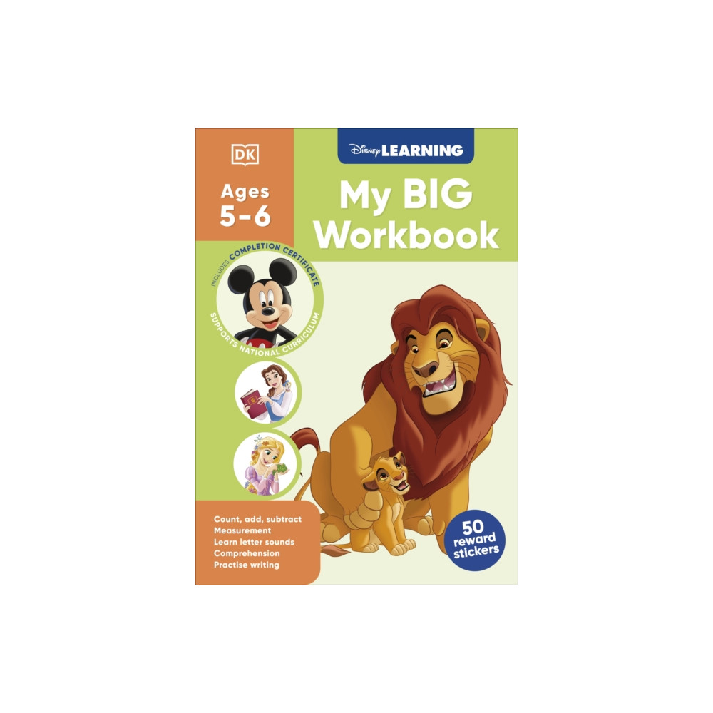 Produktbild för Disney Learning Big Workbook Ages 5-6 (Year 1) (häftad, eng)
