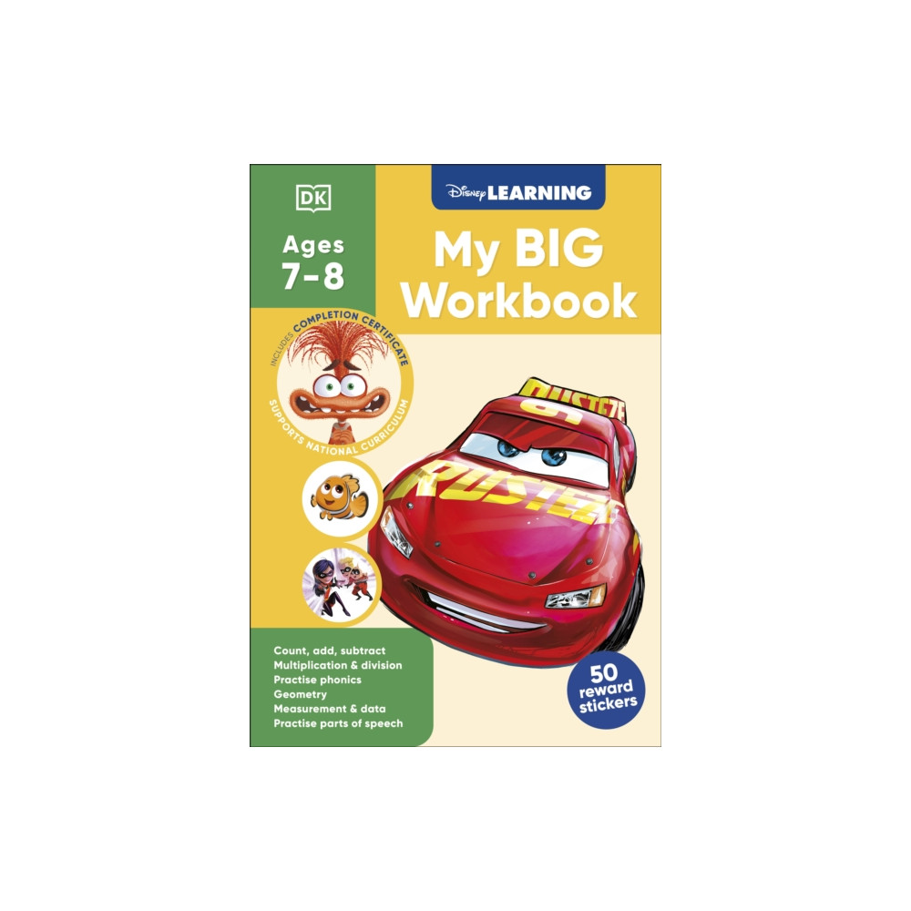 Produktbild för Disney Learning Big Workbook Ages 7-8 (Year 3) (häftad, eng)