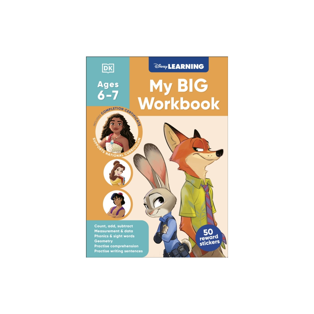 Produktbild för Disney Learning Big Workbook Ages 6-7 (Year 2) (häftad, eng)