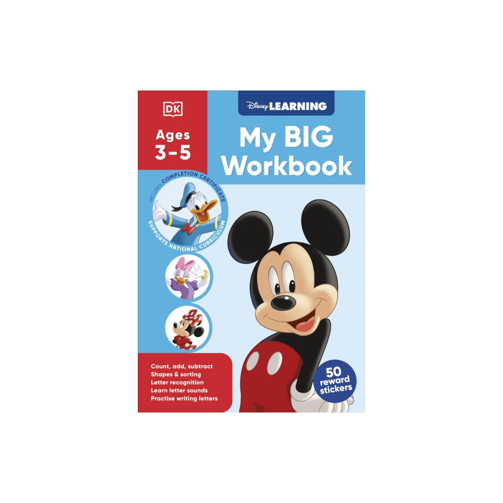 Produktbild för Disney Learning Big Workbook Ages 3-5 (häftad, eng)
