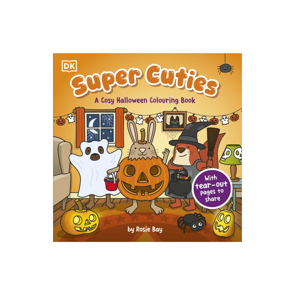 Produktbild för Super Cuties A Cosy Halloween Colouring Book (häftad, eng)