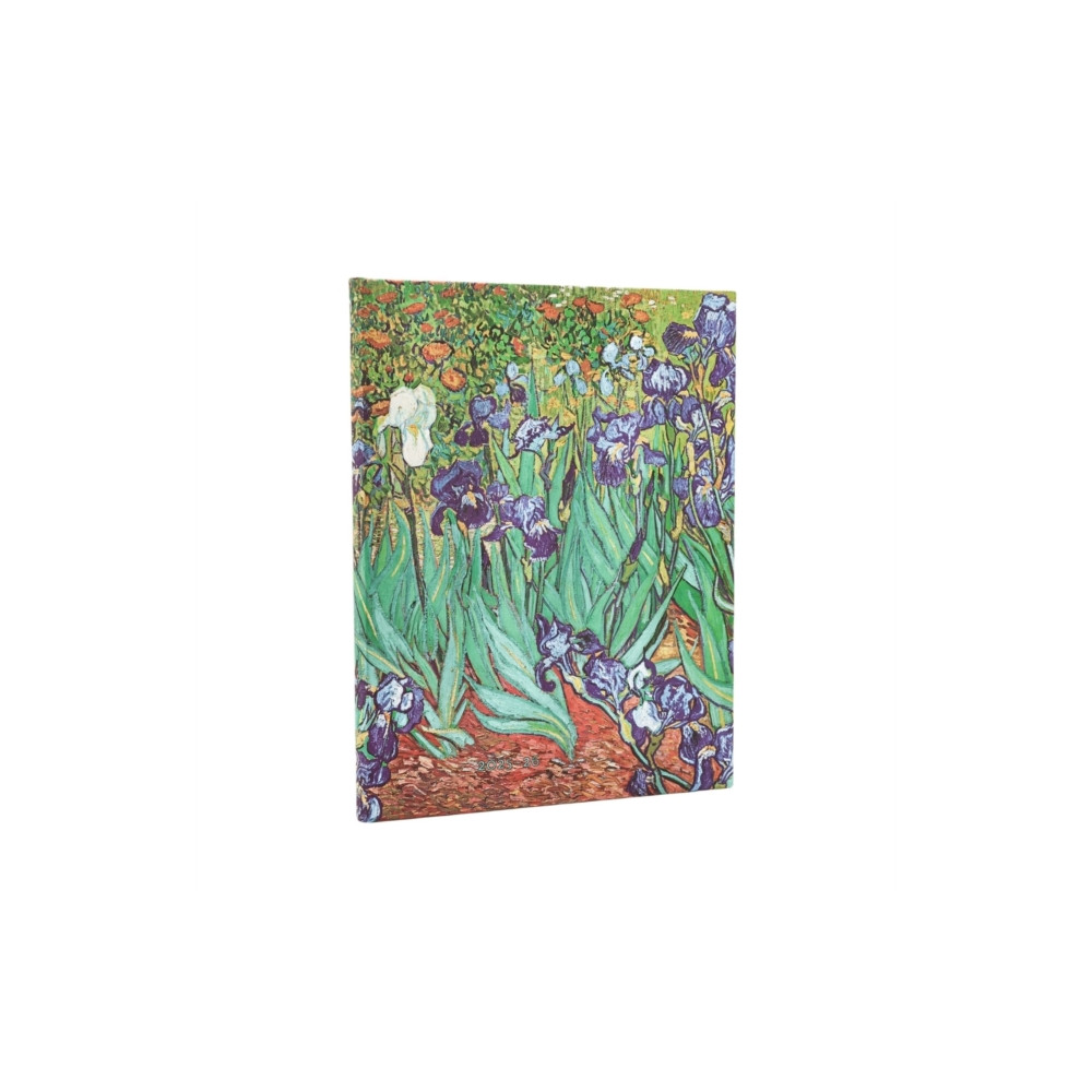 Produktbild för 2026 Van Gogh's Irises Ultra 18-month Vertical Hardcover Flexi Dayplanner 2025-2026 (Elastic Band Closure) (inbunden, eng)