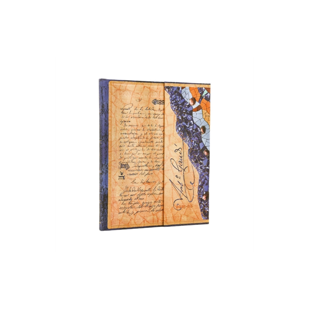 Produktbild för 2026 Gaudi, The Manuscript of Reus (Embellished Manuscripts Collection) Ultra 18-month Vertical Hardcover Flexi Dayplanner 2025-2026 (Wrap Closure) (inbunden, eng)