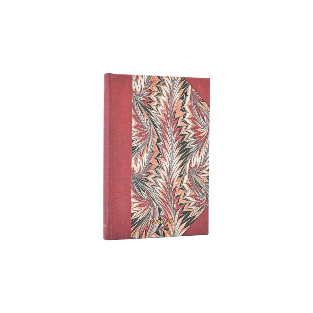 Produktbild för 2026 Rubedo (Cockerell Marbled Paper) Mini 18-month Horizontal Hardcover Flexi Dayplanner 2025-2026 (Elastic Band Closure) (inbunden, eng)