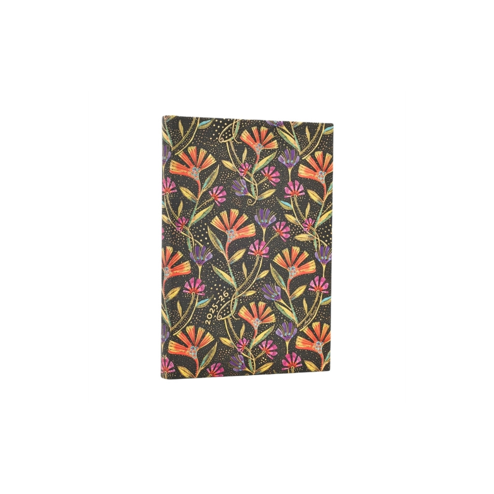 Produktbild för 2026 Wild Flowers (Playful Creations) Mini 18-month Horizontal Hardcover Flexi Dayplanner 2025-2026 (Elastic Band Closure) (inbunden, eng)