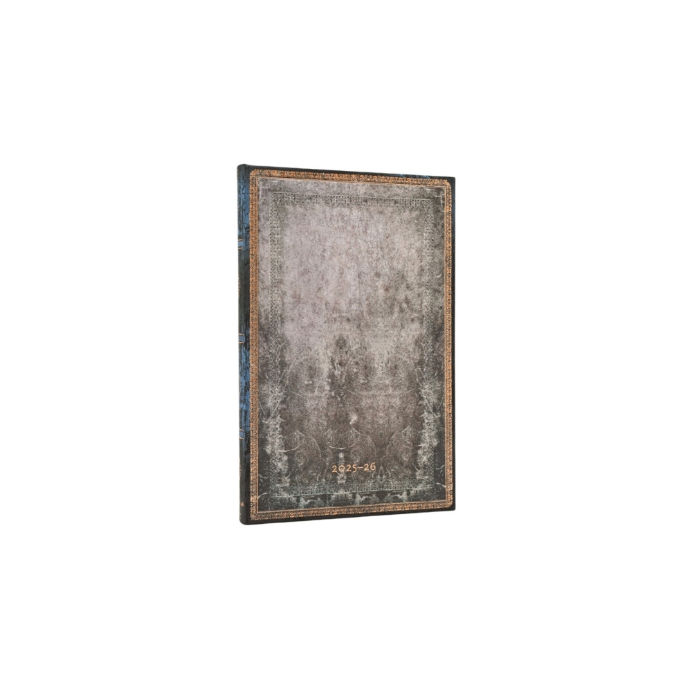 Produktbild för 2026 Dove Grey (Old Leather Collection) Maxi 18-month Vertical Hardcover Flexi Dayplanner 2025-2026 (Elastic Band Closure) (inbunden, eng)