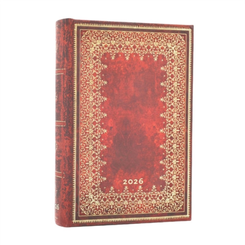 paperblanks 2026 Foiled (Old Leather Collection) Mini 12-month Day-at-a-Time Hardcover Flexi Dayplanner 2026 (Elastic Band Closure) (inbunden, eng)
