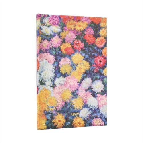 paperblanks 2026 Monet's Chrysanthemums Maxi 12-month Vertical Hardcover Flexi Dayplanner 2026 (Elastic Band Closure) (inbunden, eng)