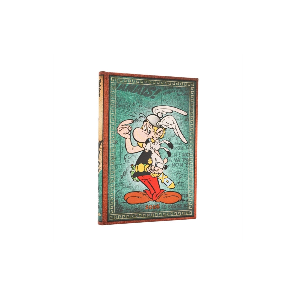 Produktbild för 2026 Asterix the Gaul (The Adventures of Asterix) Midi 12-month Vertical Hardcover Flexi Dayplanner 2026 (Elastic Band Closure) (inbunden, eng)
