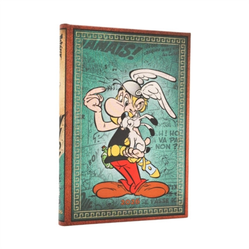 paperblanks 2026 Asterix the Gaul (The Adventures of Asterix) Midi 12-month Vertical Hardcover Flexi Dayplanner 2026 (Elastic Band Closure) (inbunden, eng)