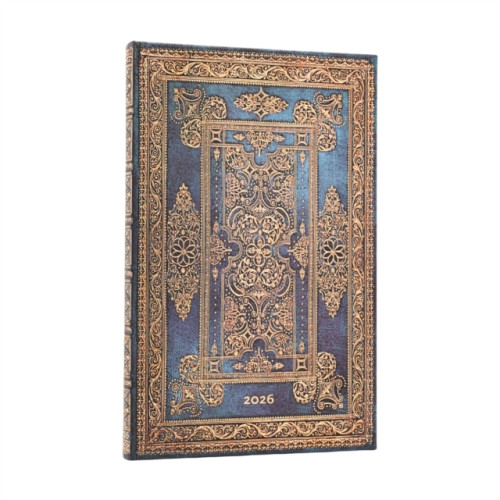 paperblanks 2026 Blue Luxe (Luxe Design) Maxi 12-month Vertical Hardcover Flexi Dayplanner 2026 (Elastic Band Closure) (inbunden, eng)