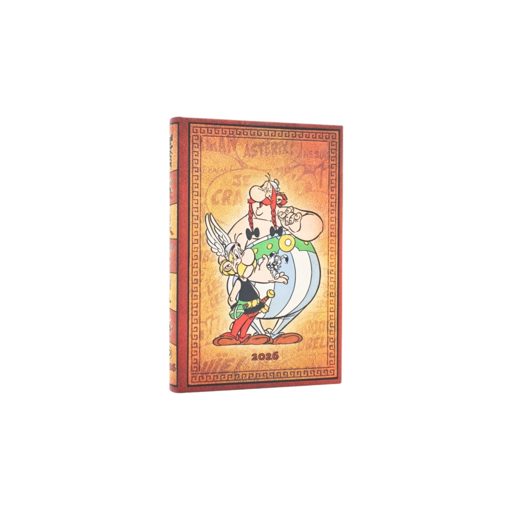 Produktbild för 2026 Asterix & Obelix (The Adventures of Asterix) Mini 12-month Verso Hardcover Flexi Dayplanner 2026 (Elastic Band Closure) (inbunden, eng)