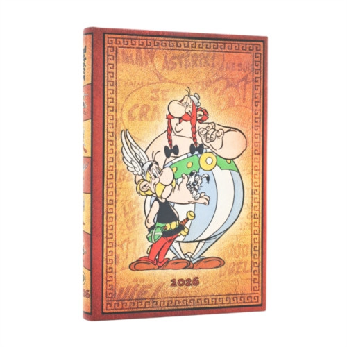 paperblanks 2026 Asterix & Obelix (The Adventures of Asterix) Mini 12-month Verso Hardcover Flexi Dayplanner 2026 (Elastic Band Closure) (inbunden, eng)