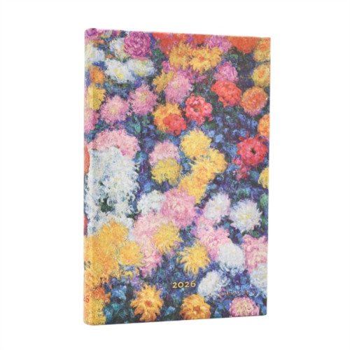paperblanks 2026 Monet's Chrysanthemums Mini 12-month Verso Hardcover Flexi Dayplanner 2026 (Elastic Band Closure) (inbunden, eng)
