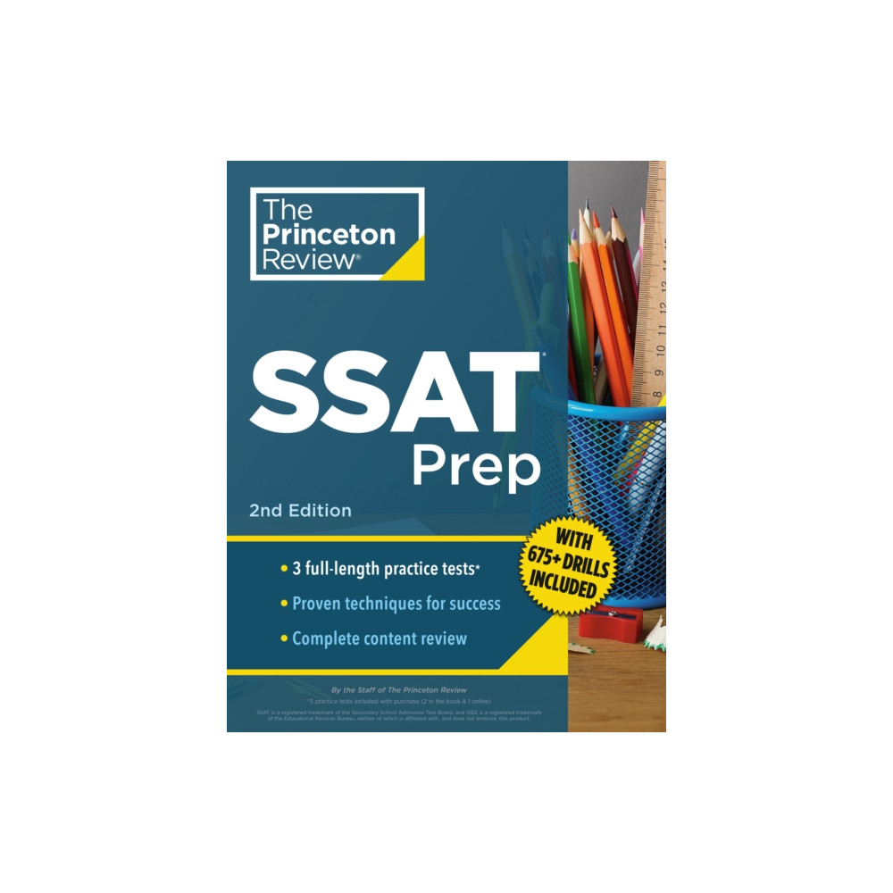 Produktbild för Princeton Review SSAT Prep (häftad, eng)