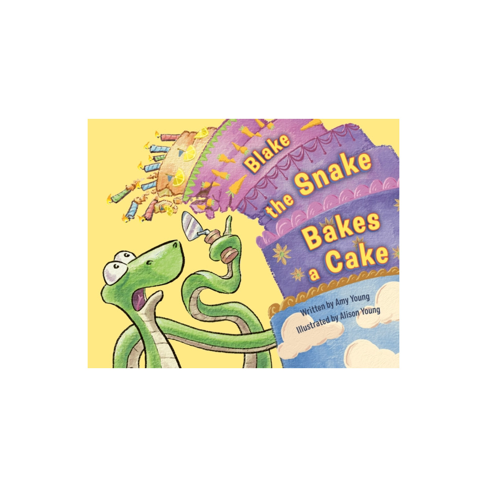 Produktbild för Blake the Snake Bakes a Cake (inbunden, eng)