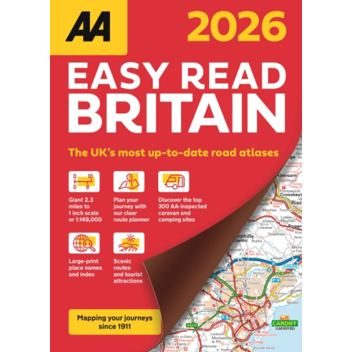 AA Publishing AA Easy Read Atlas Britain 2026 (häftad, eng)