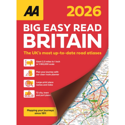 AA Publishing AA Big Easy Read Atlas Britain 2026 (häftad, eng)