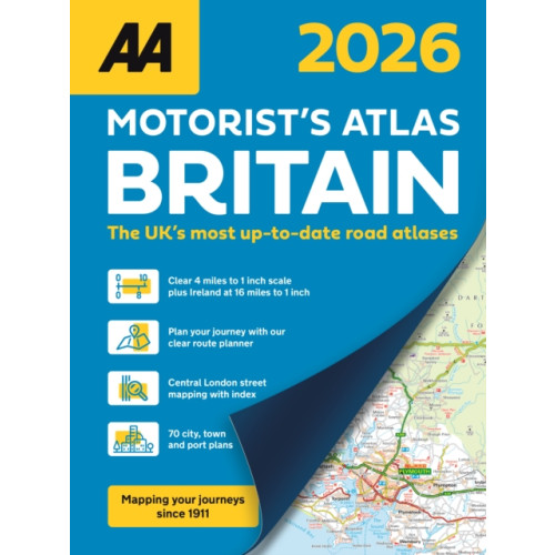 AA Publishing AA Motorist's Atlas 2026 (bok, spiral, eng)