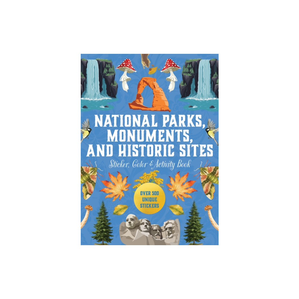 Produktbild för National Parks, Monuments, and Historic Sites Sticker, Color & Activity Book (inbunden, eng)