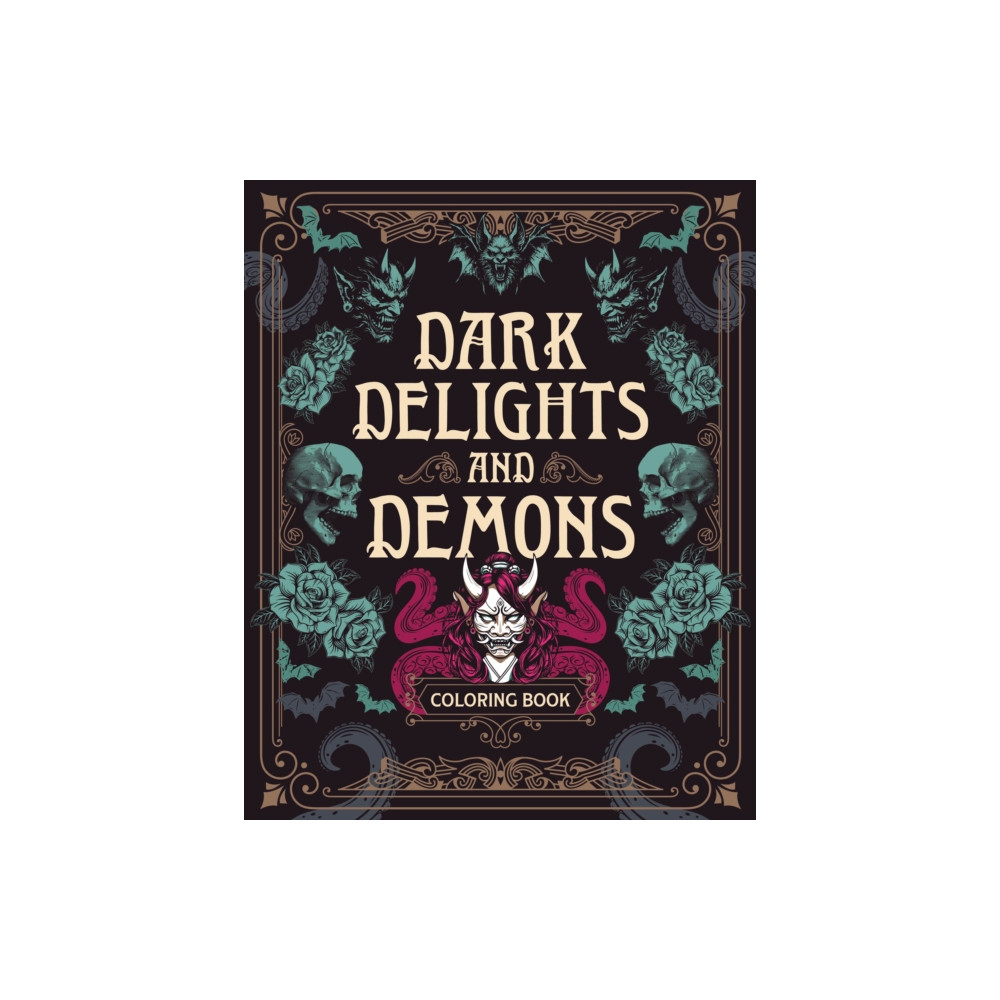Produktbild för Dark Delights and Demons Coloring Book (häftad, eng)