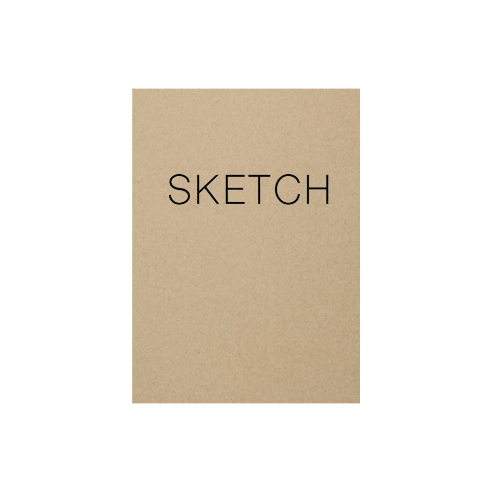 Produktbild för Sketchbook Large Kraft (häftad, eng)