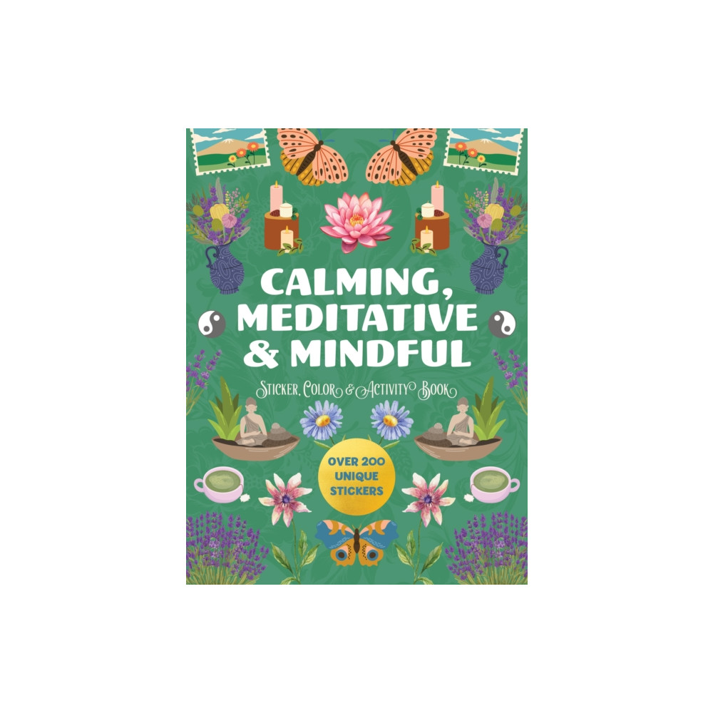 Produktbild för Calming, Meditative and Mindful Sticker, Color and Activity Book (häftad, eng)