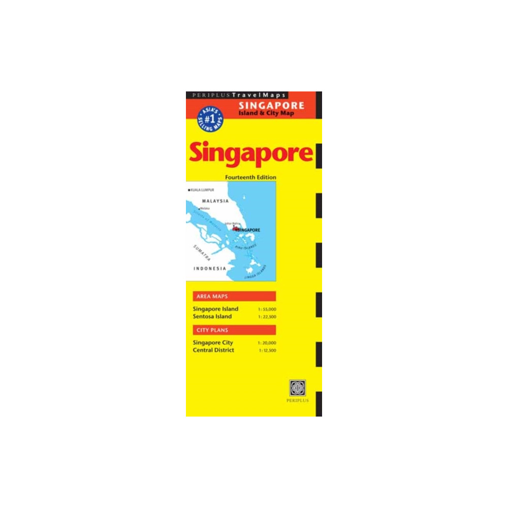 Produktbild för Singapore Travel Map Fourteenth Edition