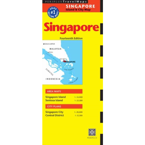 Periplus Editions Singapore Travel Map Fourteenth Edition